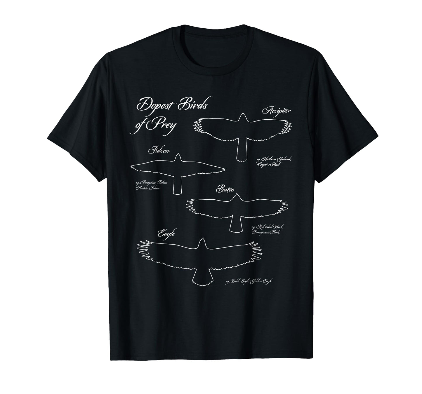 Dopest Birds of Prey T-Shirt - Funny Gift for Bird Watchers T-Shirt