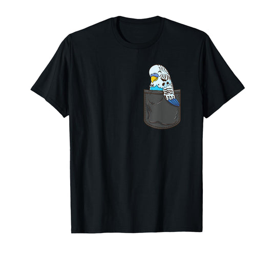 Budgie In Pocket Parakeet T-Shirt
