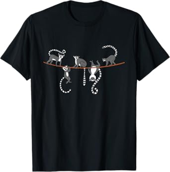 String Lemur - Animal Researcher Zookeeper Lemur Lover T-Shirt
