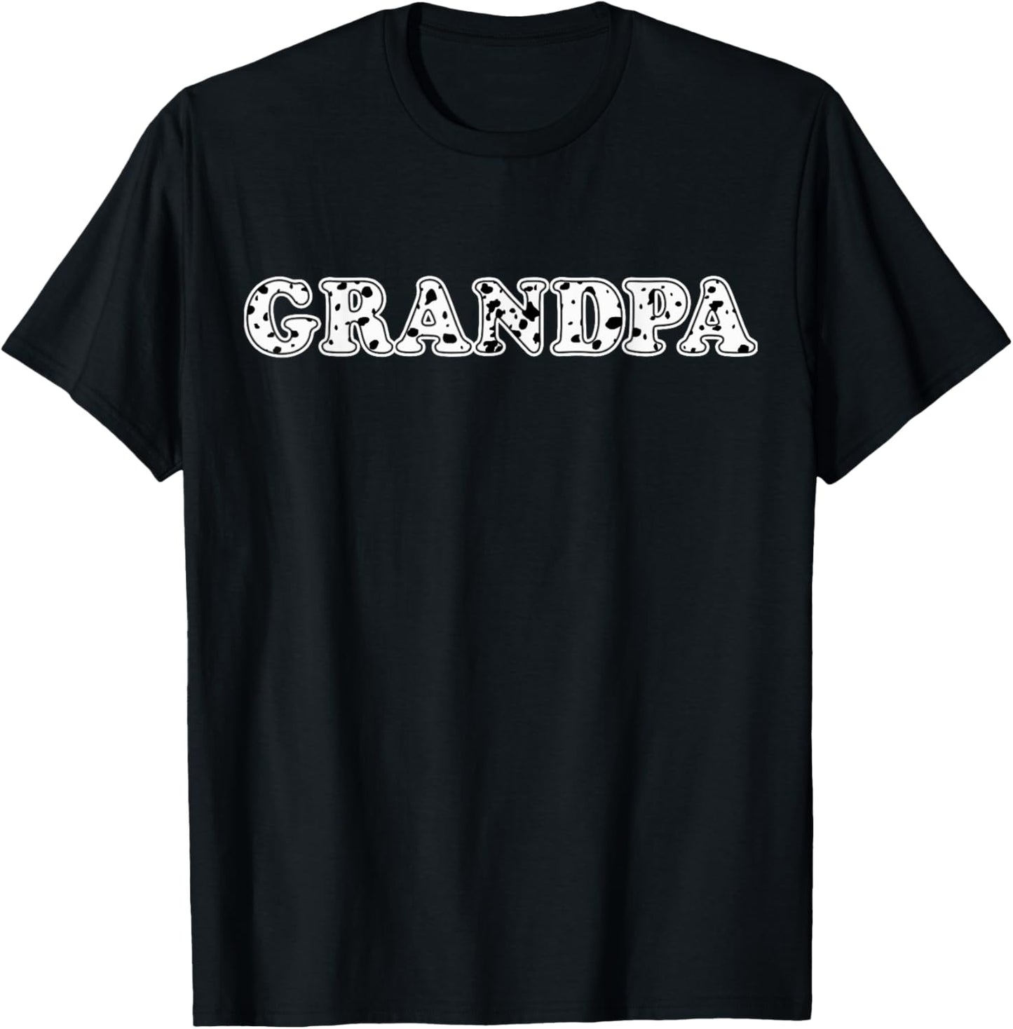 Dalmatian Grandpa Dalmatian Spots Print Matching Birthday T-Shirt