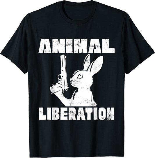 Animal Liberation Rabbit Activist T-Shirt