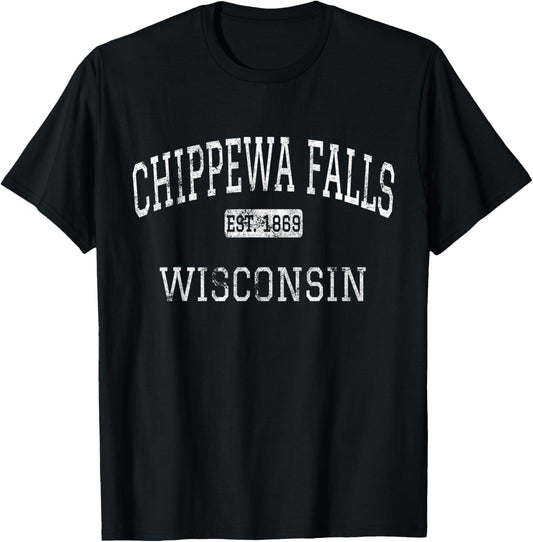 Chippewa Falls Wisconsin WI Vintage T-Shirt