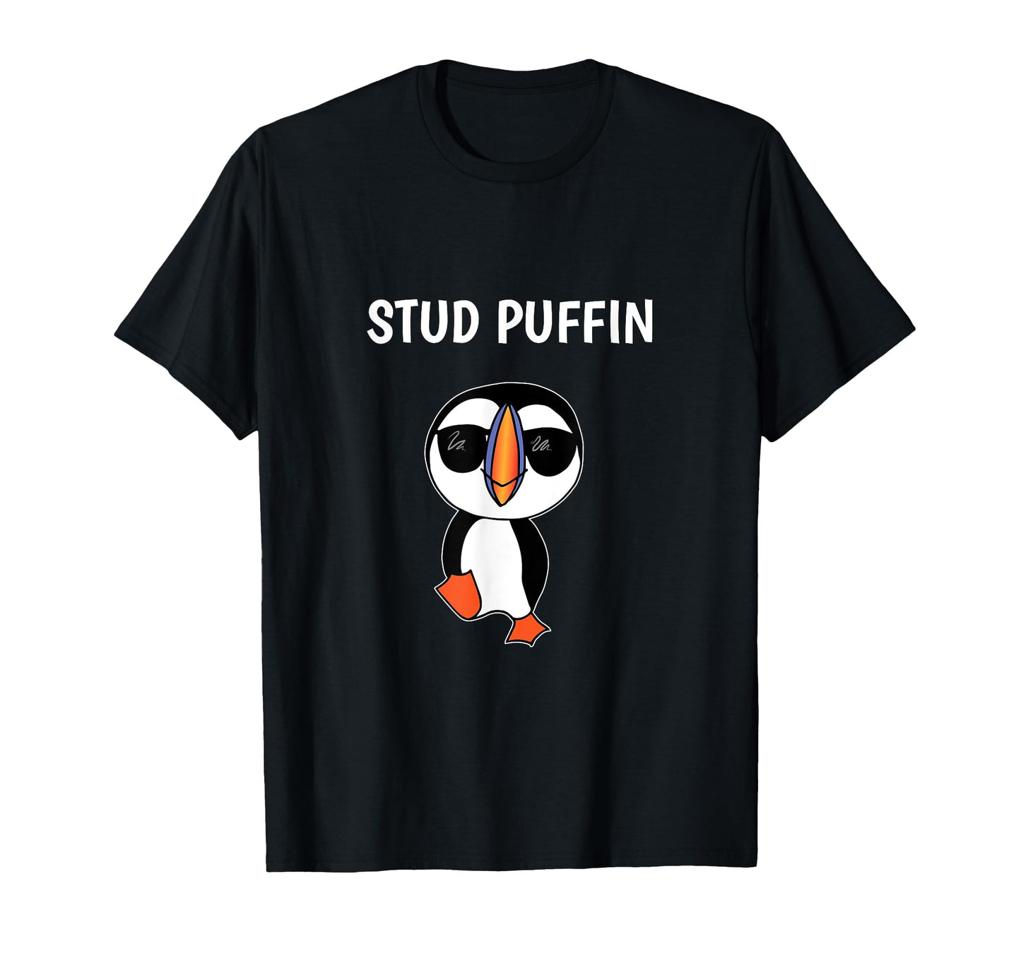 Stud Puffin - Funny Bird T-Shirt T-Shirt