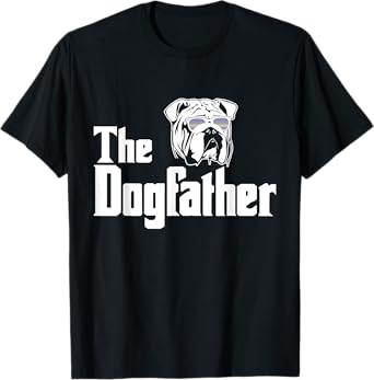 The Dogfather Olde English Bulldog T-Shirt