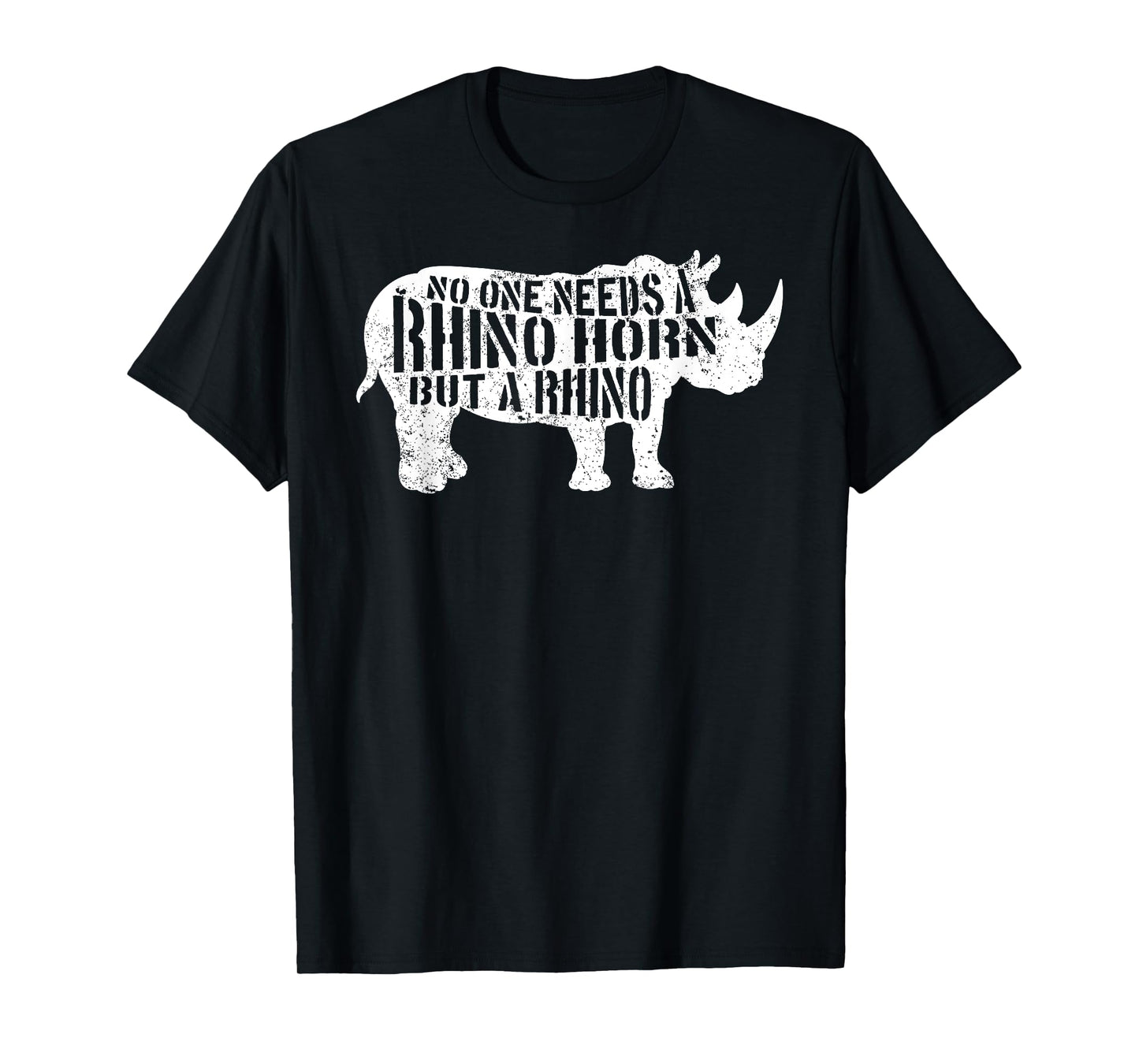 Rhino Horn Rhinoceros Animal Wildlife Lover Safari Africa T-Shirt