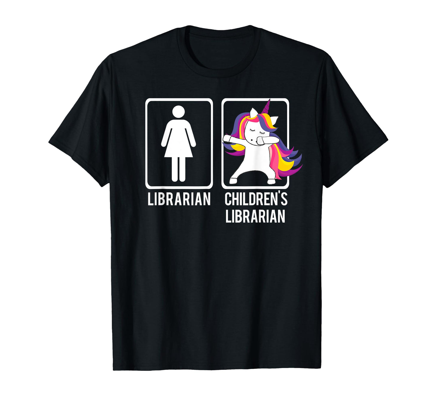 DABBING UNICORN CHILDREN'S LIBRARIAN Dabs Library Meme T-Shirt