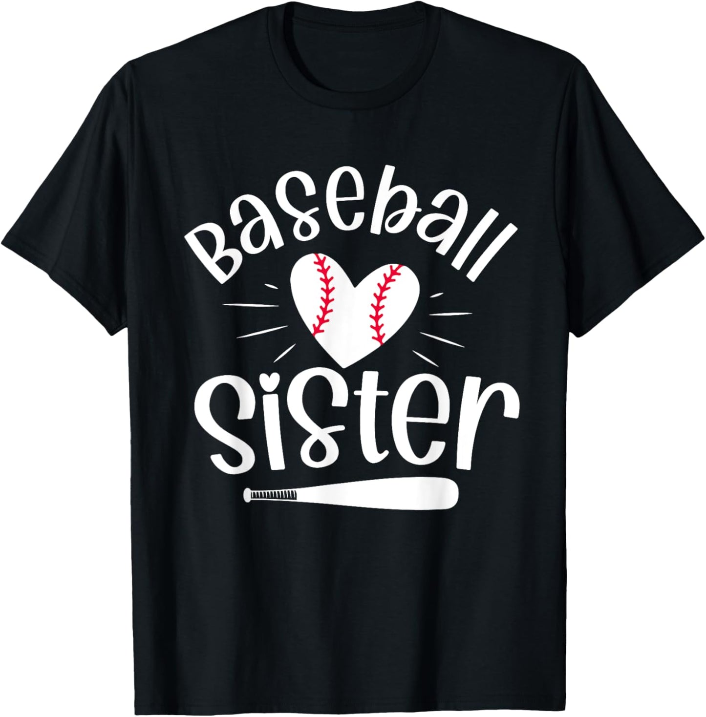 Baseball Sister Funny for Baseball Sisters Fans T-Shirt