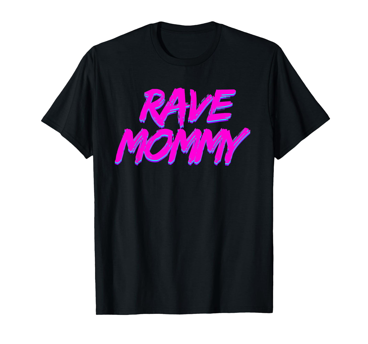 Rave Mommy Techno Rave Festival Party EDM Dance Bass Woman T-Shirt