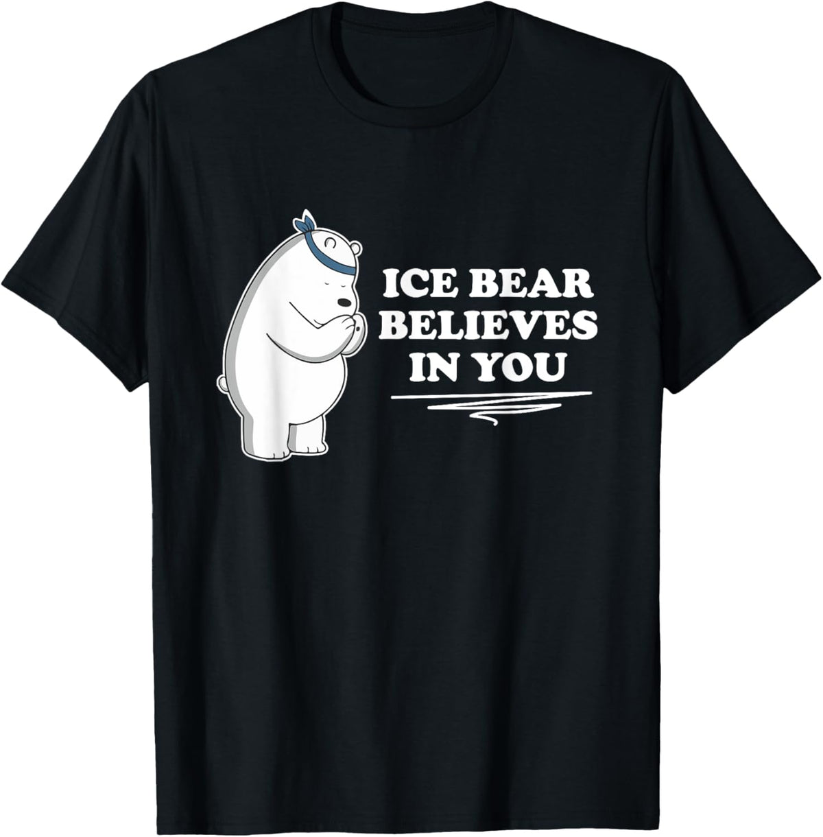 Mens Ice Bear Tshirt Animal Gift Tee T-Shirt