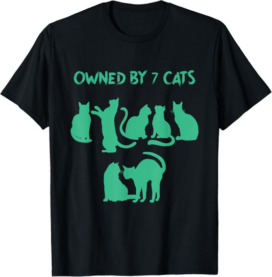 Owned By 7 Cats T-Shirt