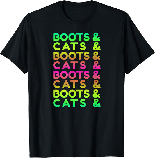 Edm Rave Shirt | Boots And Cats Gift T-Shirt