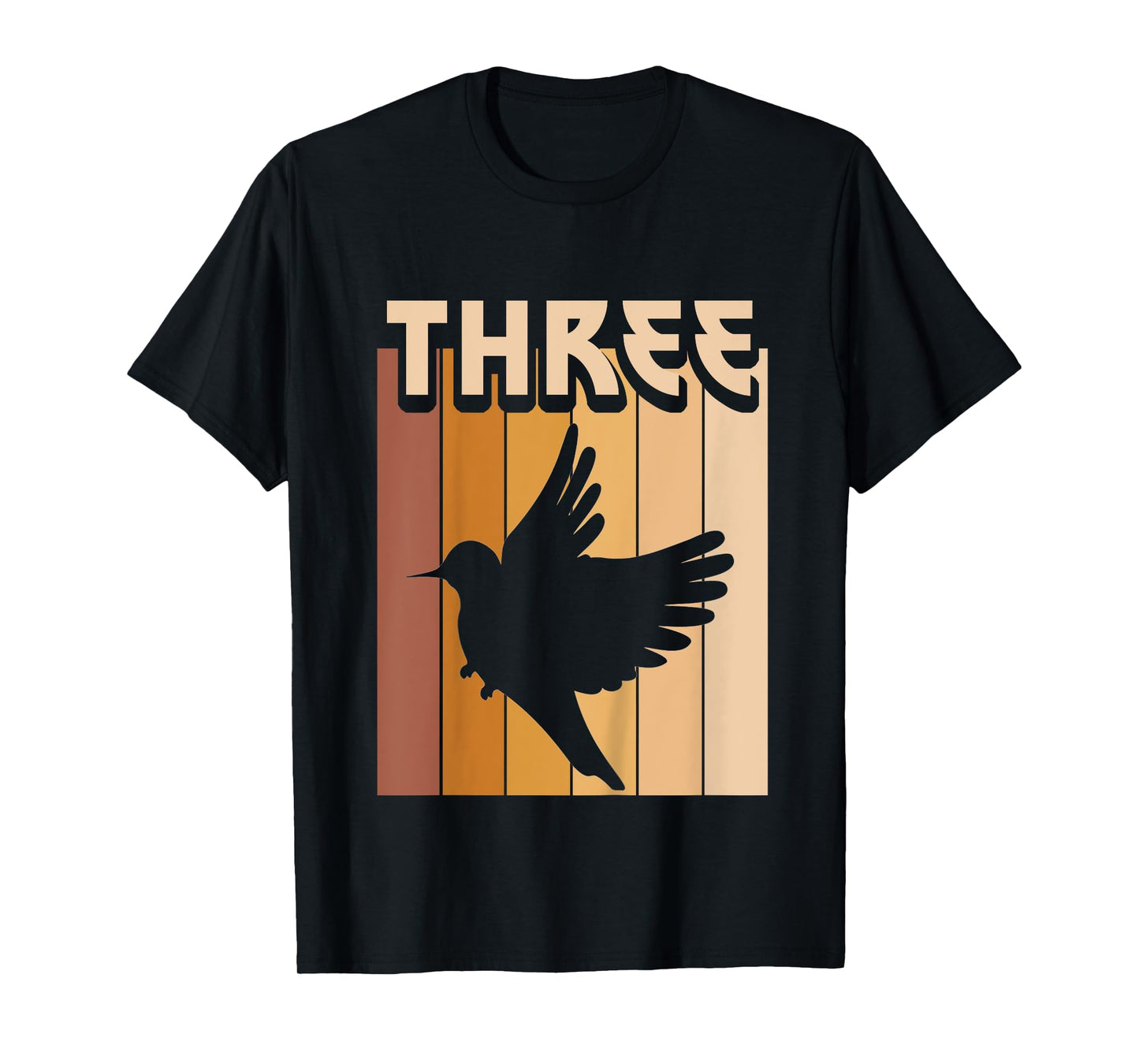 Kids 3 Year Old Bird Birthday Boy Girl 3rd Birthday Birds T-Shirt