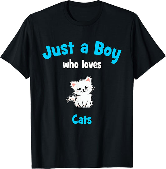 Cat Shirt for Boys | Kids Cat T-Shirt