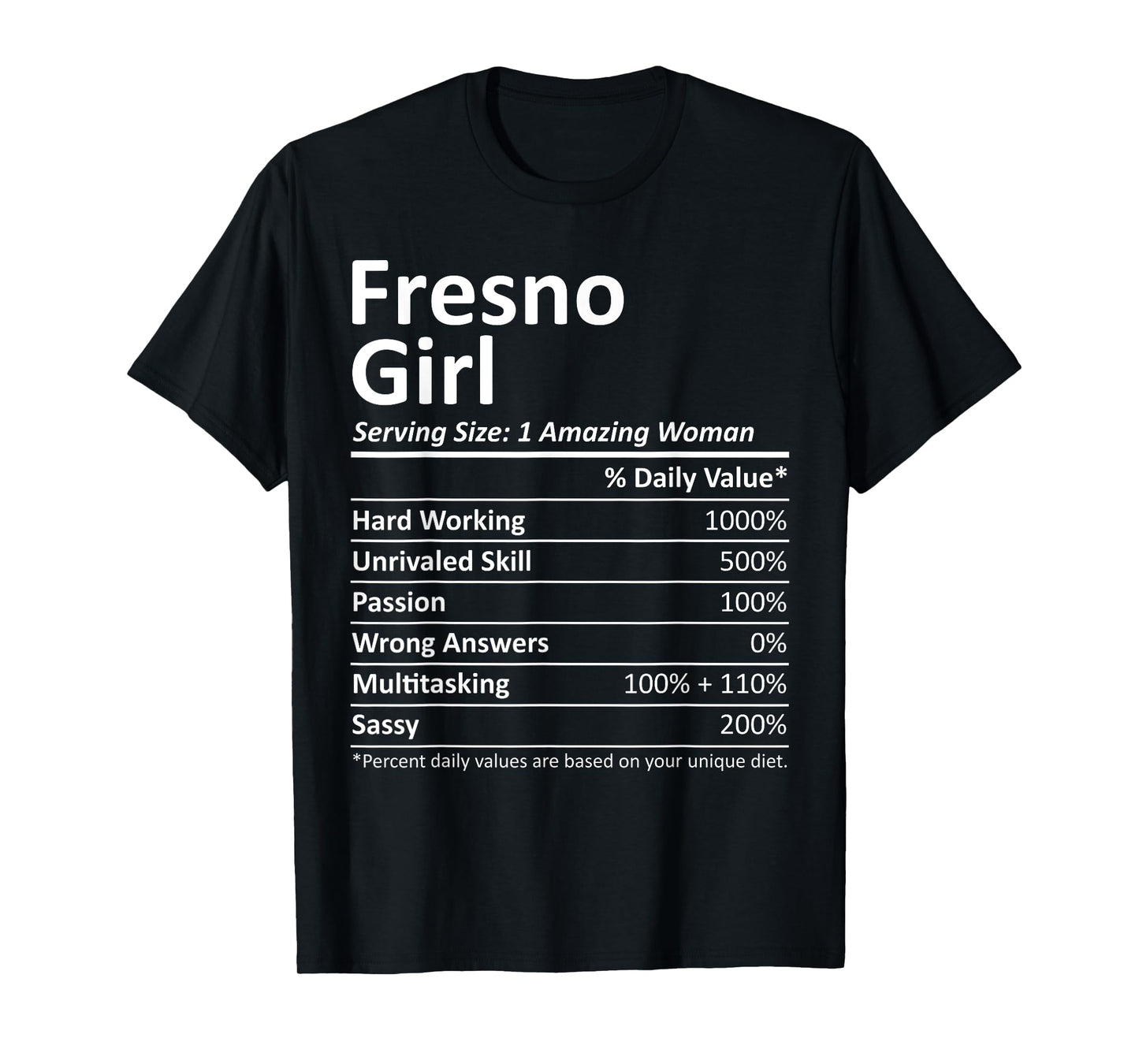 FRESNO GIRL CA CALIFORNIA Funny City Home Roots USA Gift T-Shirt