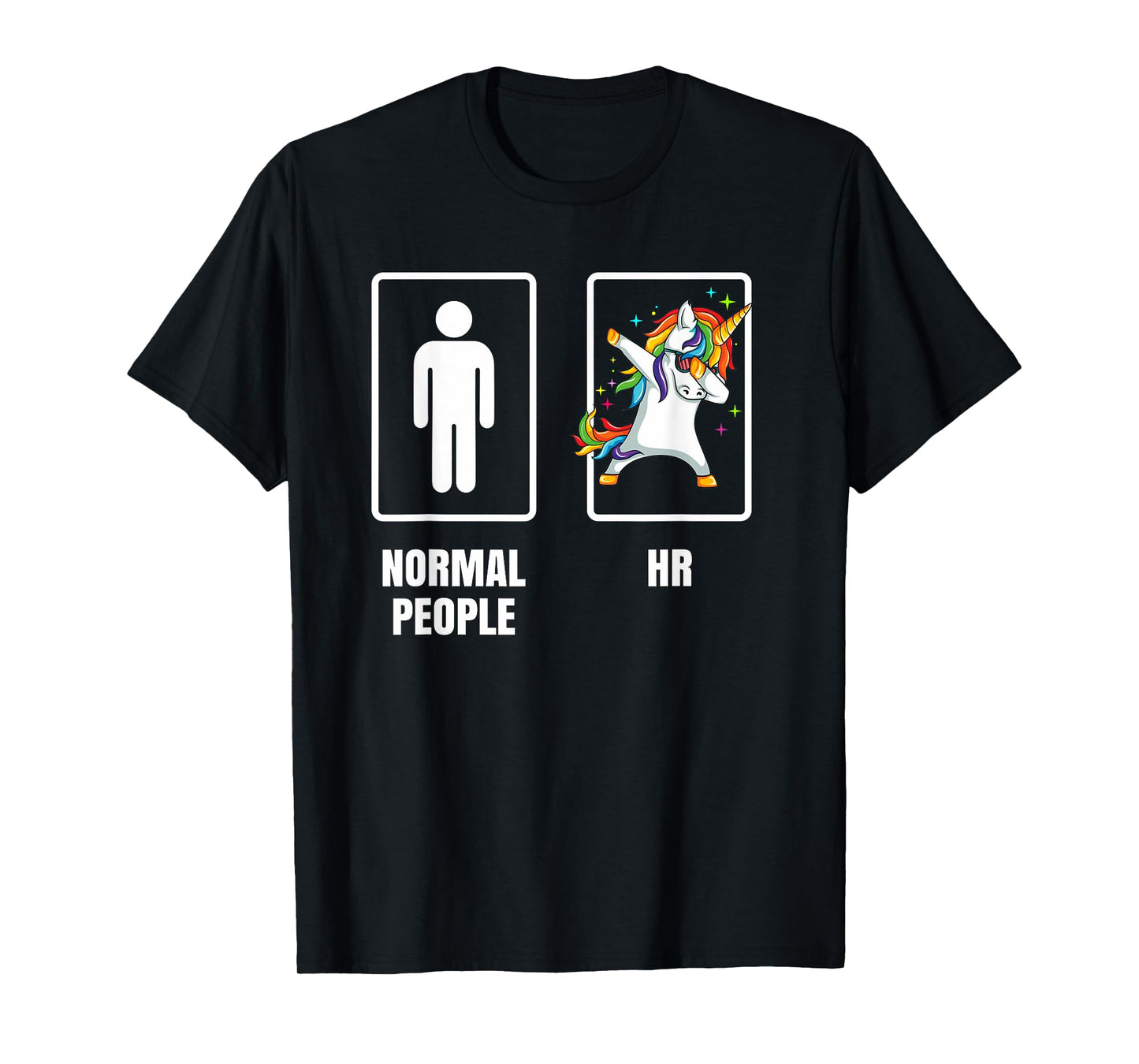 Dabbing Unicorn Boss & HR Human Resource Manager Office T-Shirt