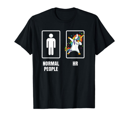 Dabbing Unicorn Boss & HR Human Resource Manager Office T-Shirt