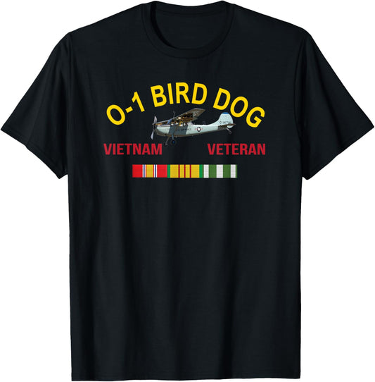 O-1 Bird Dog Vietnam Veteran l19 aircraft Vietnam T-Shirt