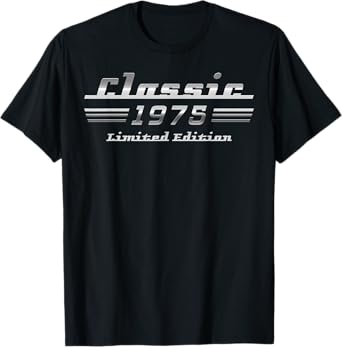 Classic 1975 Limited Edition Classic Car 50th Birthday T-Shirt
