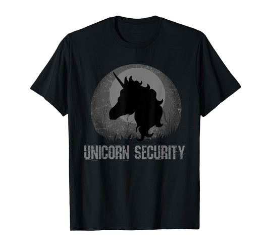 Unicorn Security Shirt For Men Youth Boys T-Shirt