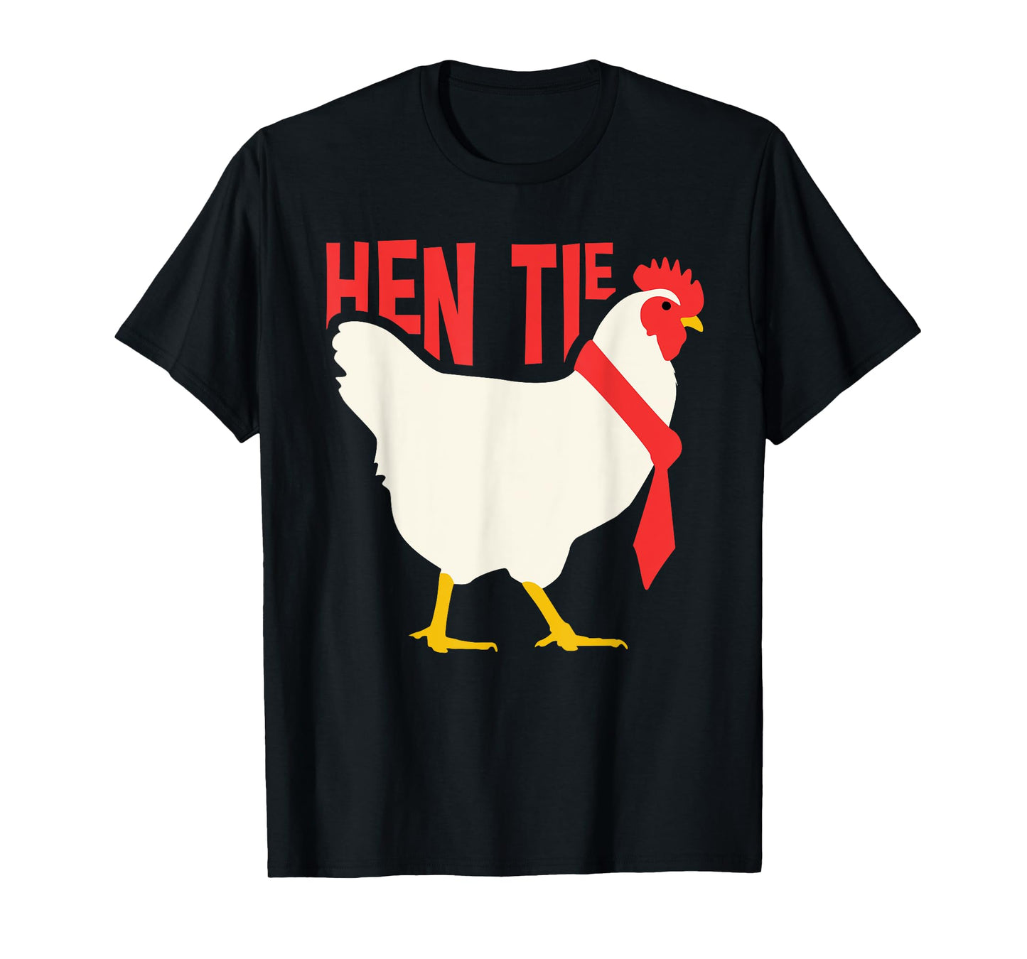 Funny Hen Tie Gift For Men Women Chicken Japanese Anime T-Shirt