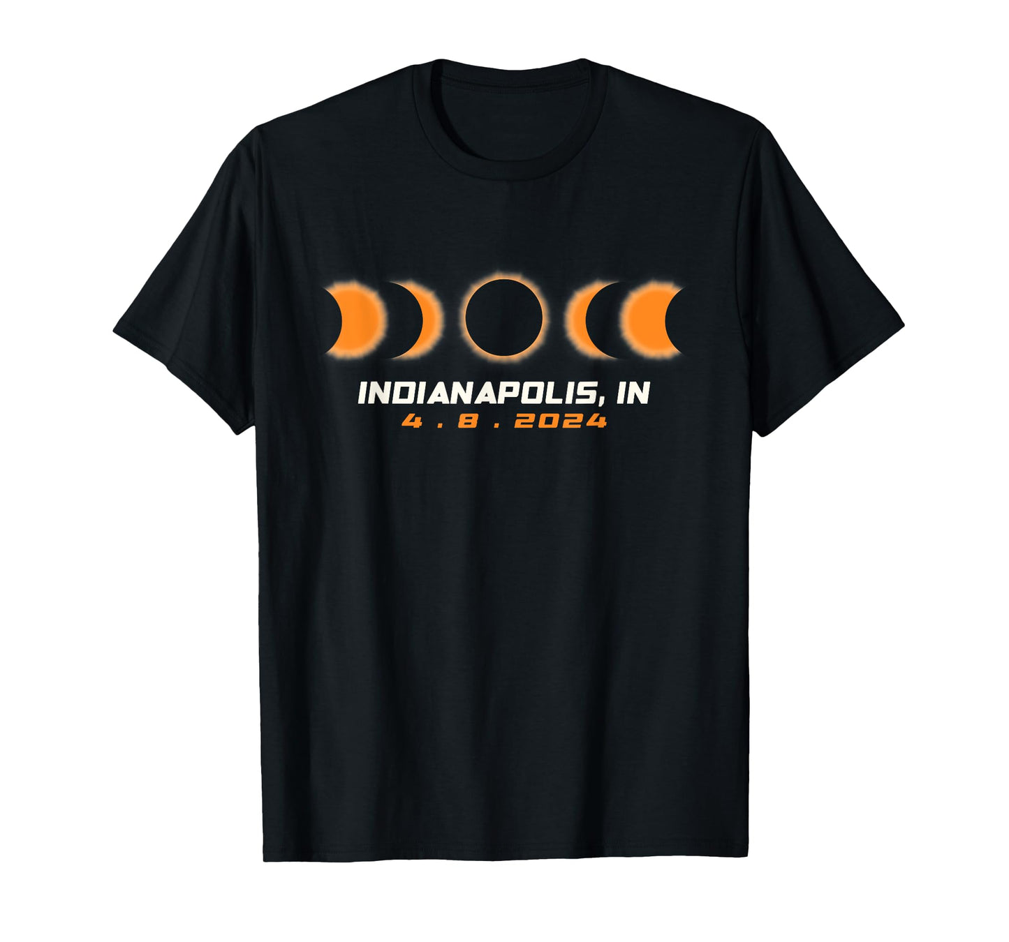 Total Solar Eclipse 2024 Indianapolis Indiana April 8 2024 T-Shirt