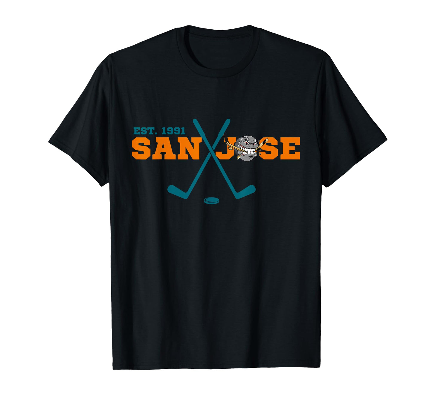 San Jose Est 1991 Sports Team Novelty Athletic T-Shirt