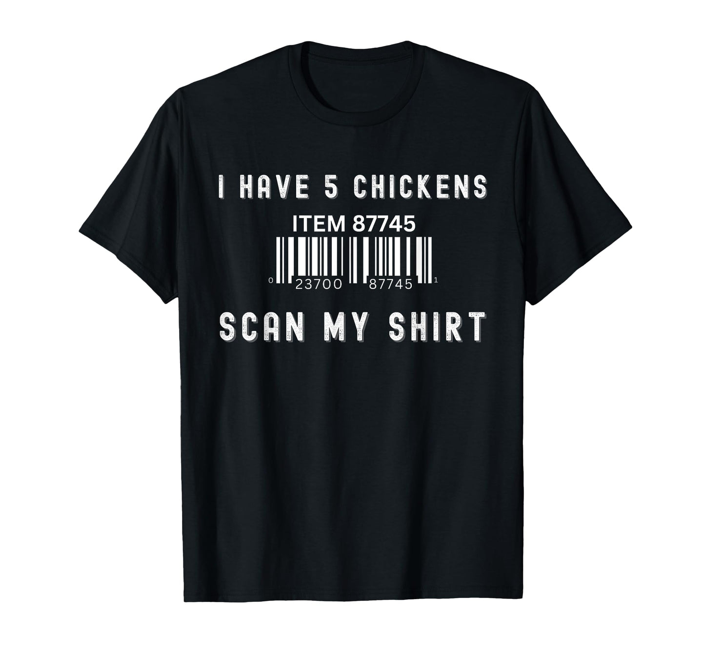 Rotisserie Chicken Barcode Scan, Funny Video T-Shirt