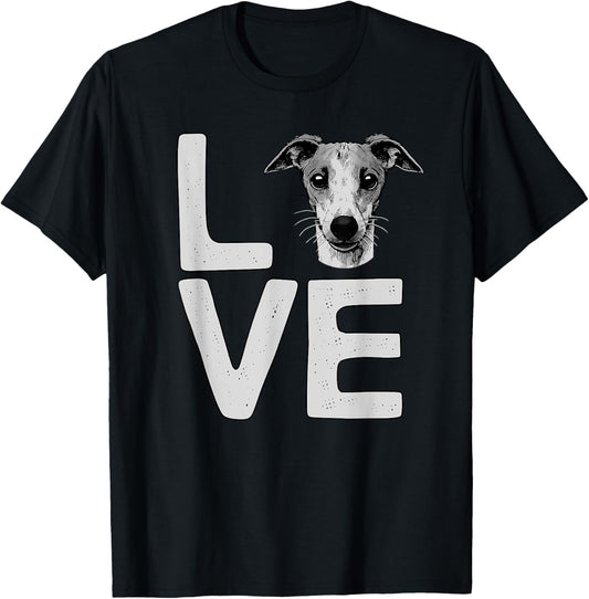 Whippet Art For Men Women Kids Whippet Dog Lover Whippet T-Shirt