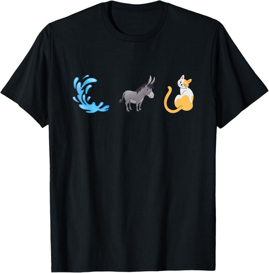 Wet Ass Pussycat #WAP Jackass Adult Humor Funny Wet Ass Cat T-Shirt
