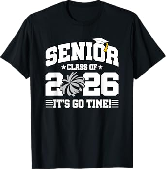 Class of 2026 - Senior Year - Cheerleader - Senior 2026 T-Shirt
