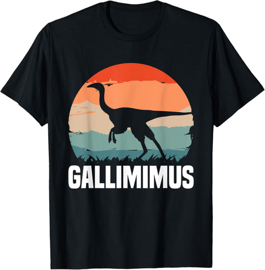 Retro Vintage Gallimimus Lover T-Shirt
