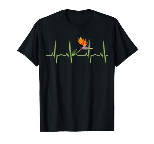 Bird of Paradise Shirt - Best Flower Heartbeat T-Shirt T-Shirt