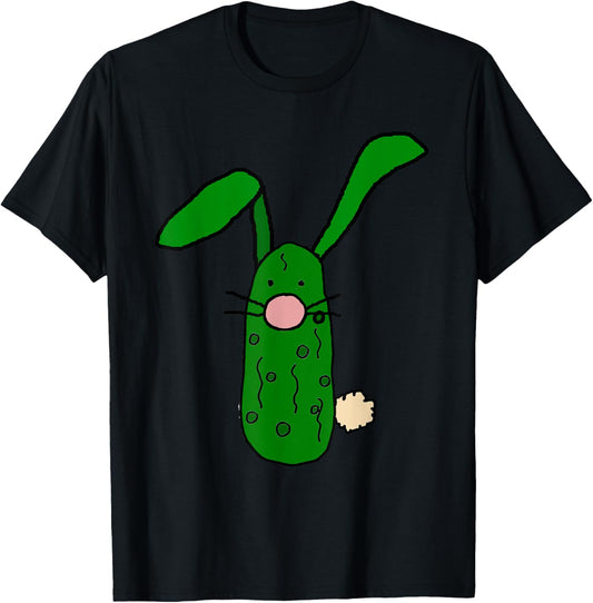 Smiletodaytees Funny Pickle Bunny Rabbit Art T-shirt T-Shirt