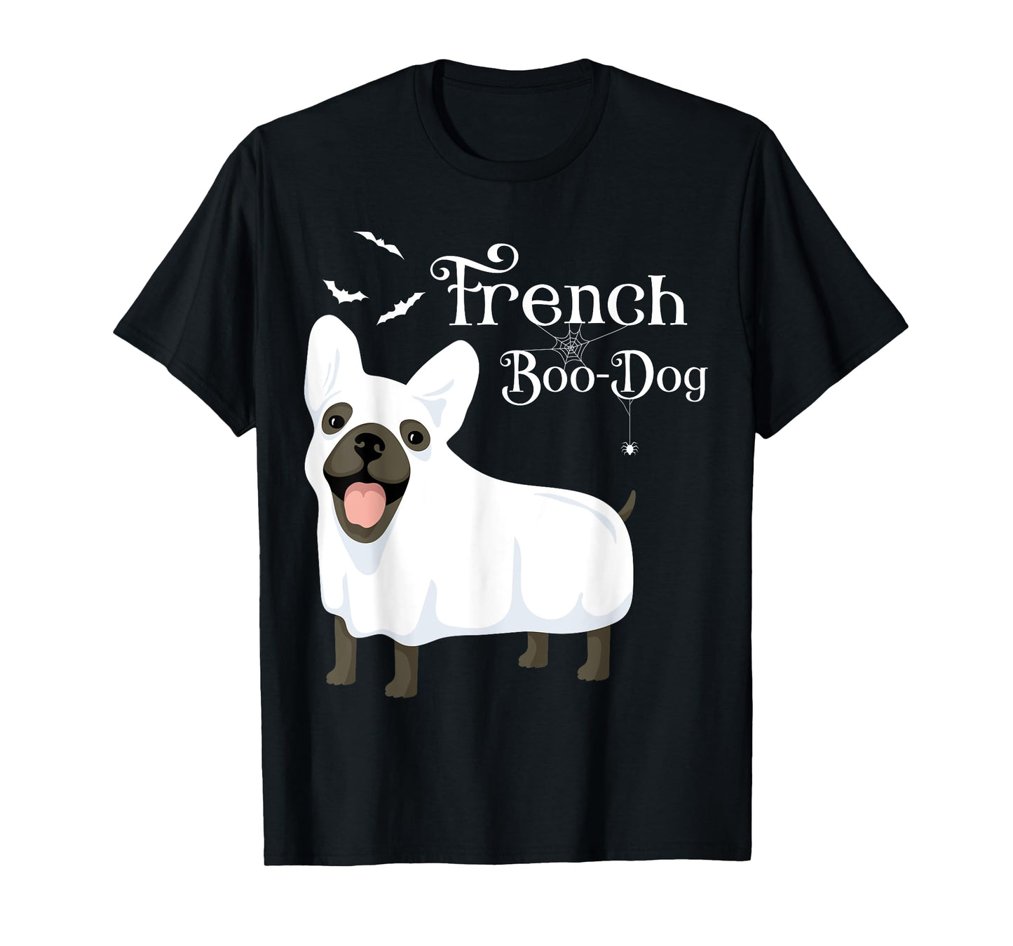 Halloween French Boo-Dog French Bulldog Ghost T-Shirt for Men Women