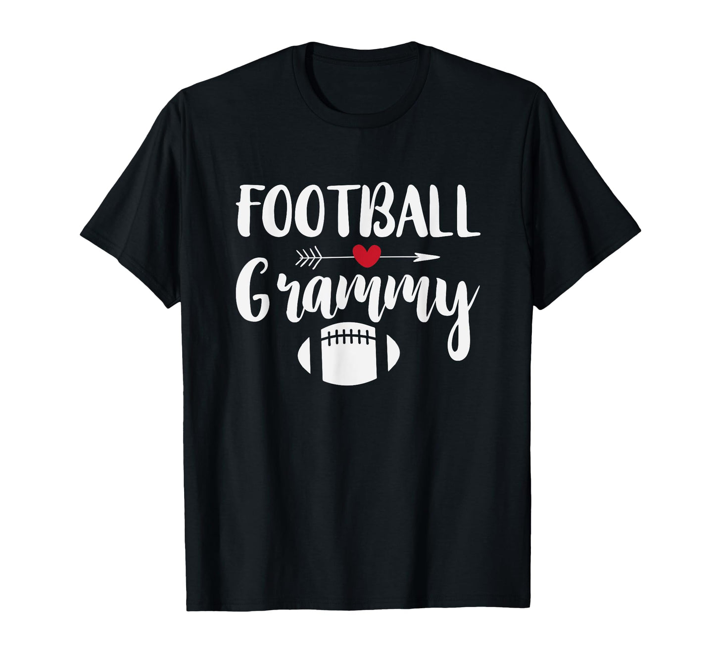 Football Grandma Shirt Sports Grandmother Grammy Gift T-Shirt