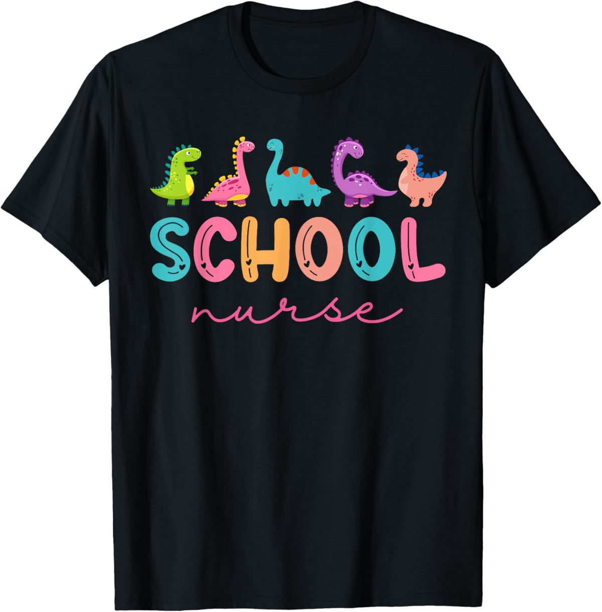 School Nurse Dinosaurs Appreciation Nursing Nurse Day T-Shirt