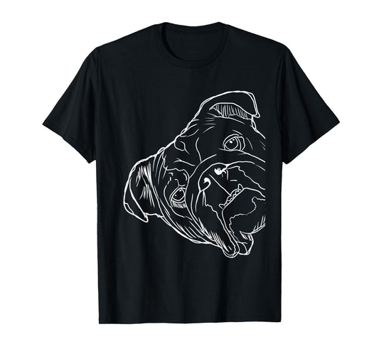 Funny Dog English Bulldog T-Shirt for Men Women Kids