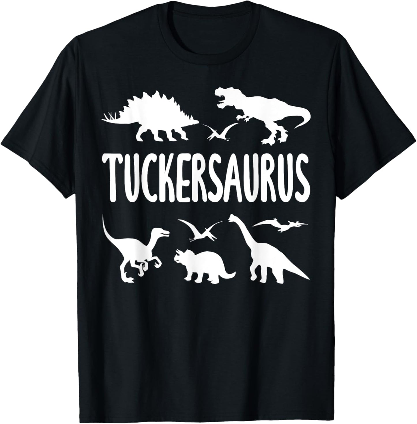 Dinosaur T Rex Dino Tucker Tuckersaurus Boys Name T-Shirt