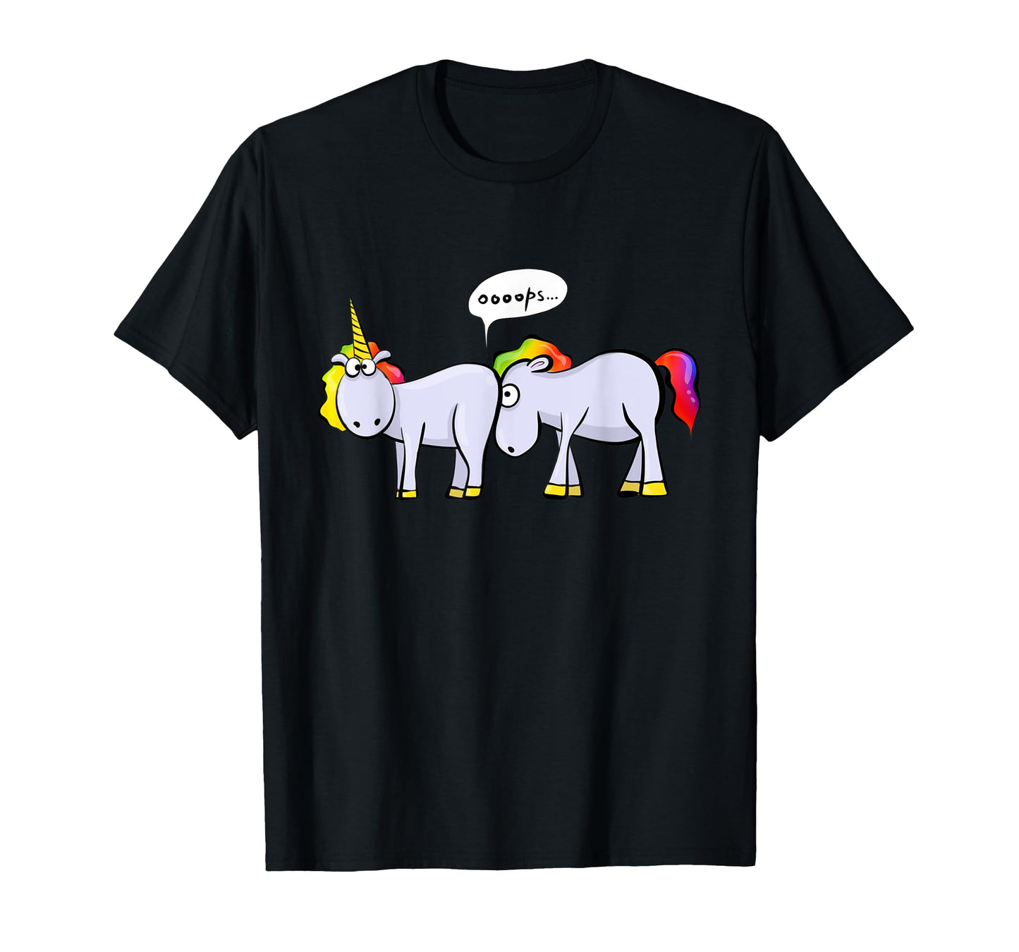 Funny Unicorn in the Butt T-Shirt
