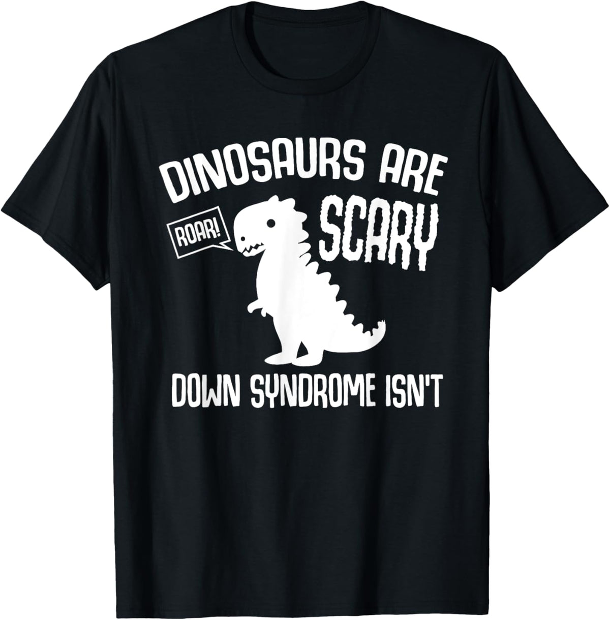 Cute Dinosaur World Down Syndrome Day T Shirt Women Kids T-Shirt