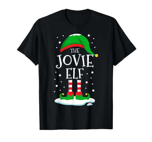 The Jovie Elf Christmas Family Matching Xmas Group Funny T-Shirt