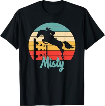 Misty Name Gift - Equestrian Shirt Misty Horse Girl T-Shirt