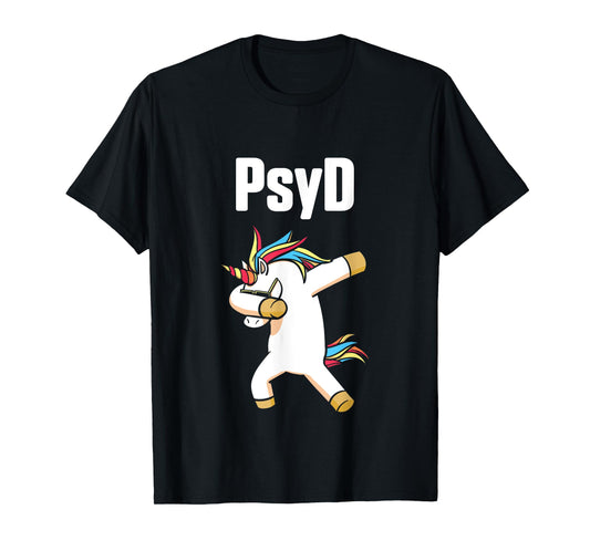 PsyD Doctor of Psychology Unicorn Doctorate Graduation T-Shirt