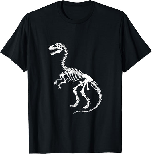 Dino Silhouette – Minimalist Prehistoric Graphics T-Shirt