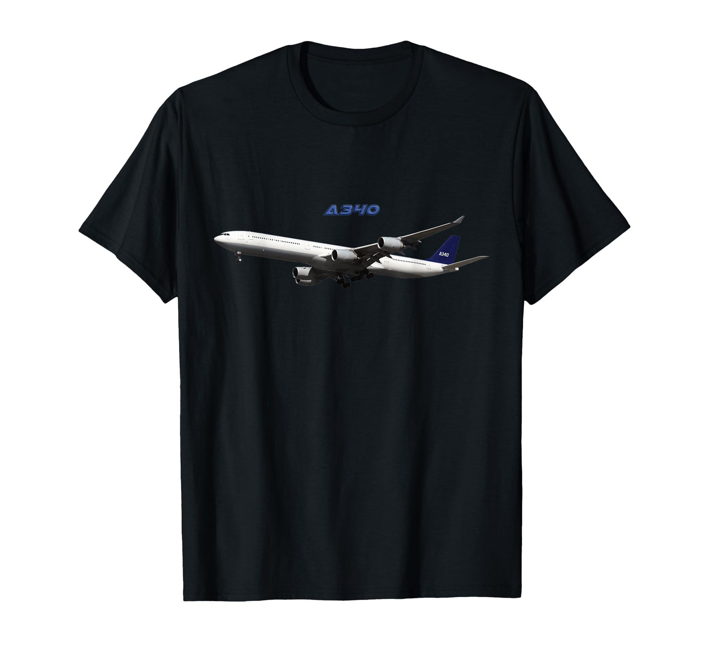 A340 Passenger Airliner, Aeroplane, Wide Body Plane T-Shirt