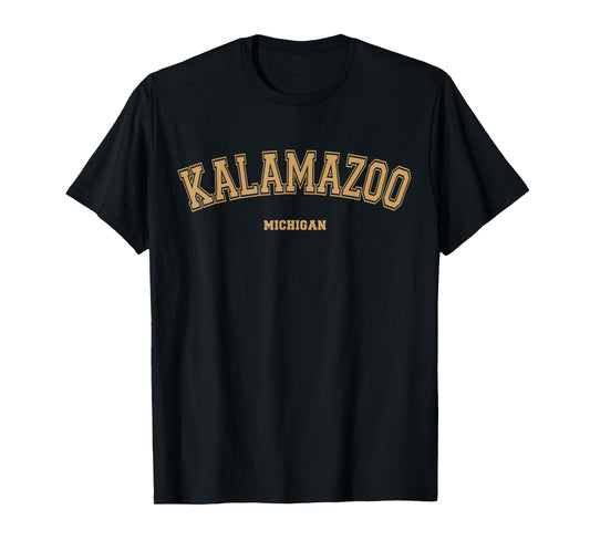 Kalamazoo Sports College Style on Kalamazoo T-Shirt