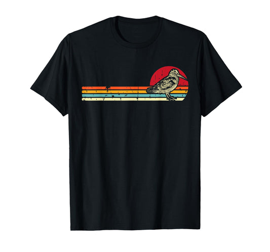 American Woodcock Bird Retro Vintage Unique Birding Gift T-Shirt
