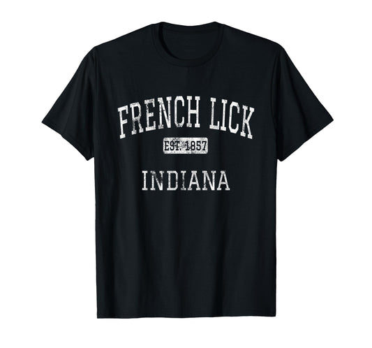 French Lick Indiana IN Vintage T-Shirt