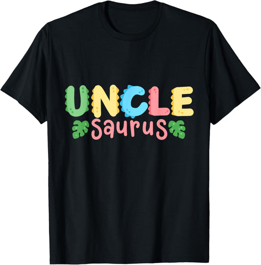 Uncle Saurus Kids Dinosaur Birthday Party Family Matching T-Shirt