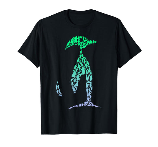 Boys Penguin Shirts Silhouette Penguins T-Shirt | Boys Penguin T-Shirt